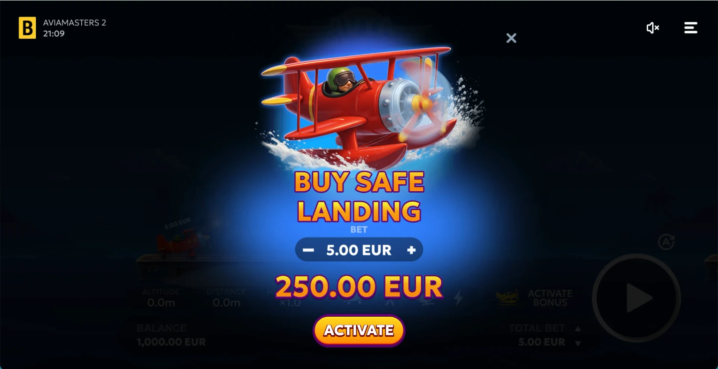 Aviamasters 2 Safe Landing mode