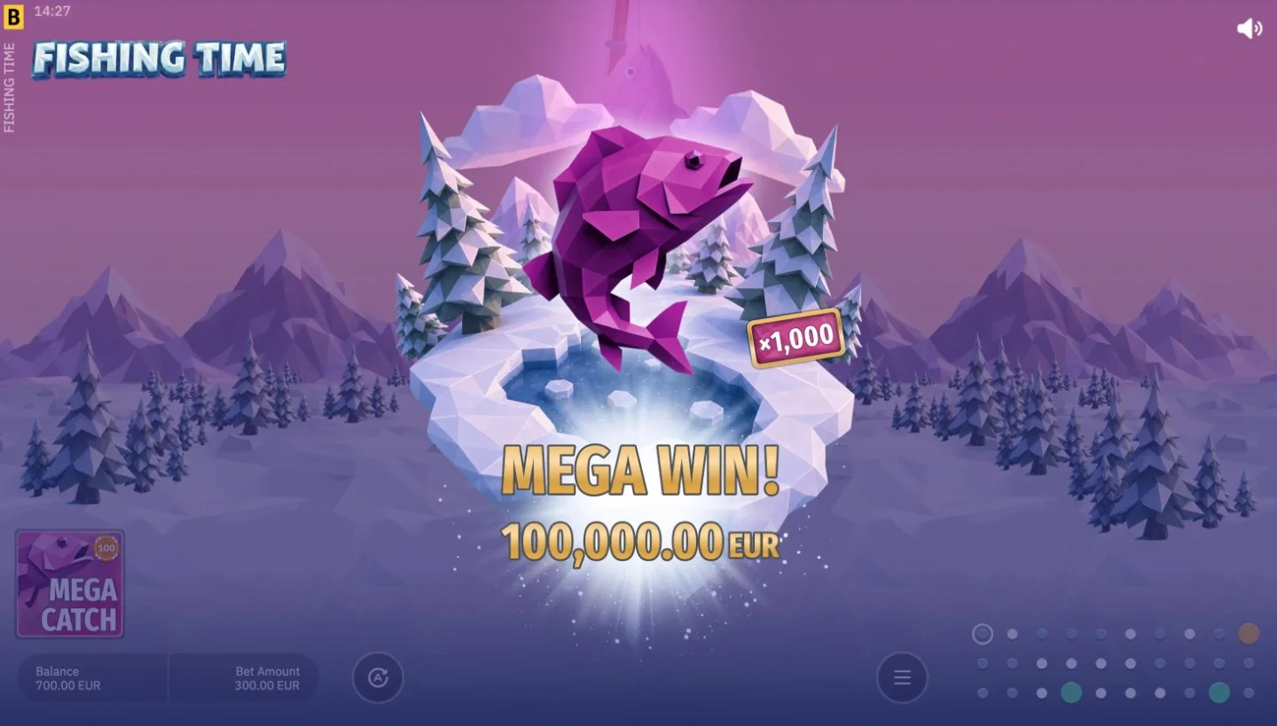 Fishing Time Catch bonus with multiplier preview