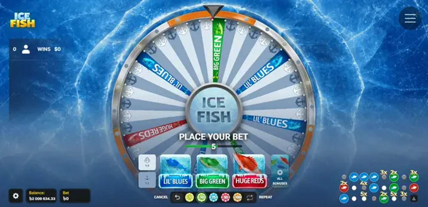 Ice Fish этапы улова mid-round